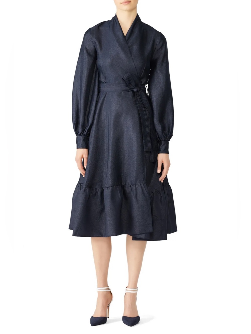 STINE GOYA Niki Wrap Midi Dress